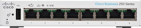 سيسكو بيزنس CBS250-8PP-D المحول الذكي | 8 منفذ جنرال إلكتريك | بو الجزئي | سطح المكتب | ضمان الأجهزة المحدود مدى الحياة (CBS250-8PP-D-NA) in Saudi Arabia