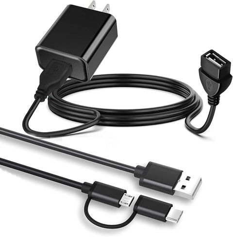 Wall Charger Charging Adapter Cable Cord Compatible for Jlab Studio/Studio Pro/Rewind/JBuddies Headphones, Go Ai Pop/Sport, JLab Epic Air an/Sport ANC, JLab JBuds Air/Sport/ANC/Play/Pro & More Earbuds in Kuwait