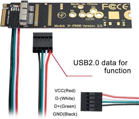 Chenyang 6 Pin + 12 Pin Card to M.2 NGFF Key-M NVME SSD Adapter for BCM94360CD BCM94360CS BCM943602CS BCM94360CS2 in Kuwait