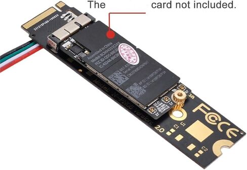 Chenyang 6 Pin + 12 Pin Card to M.2 NGFF Key-M NVME SSD Adapter for BCM94360CD BCM94360CS BCM943602CS BCM94360CS2 in Kuwait