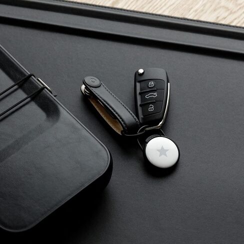 Orbitkey Slim Case for AirTag | Made with Stainless Steel and TPU | Securely Holds Your Apple AirTag | Easily Attach to Keys or Anything You Want to Track with The Open Key Ring | Granite in Saudi Arabia
