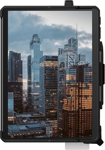UAG Designed for Microsoft Surface Pro 9 Case Scout Black, Integrated Smart Card Reader CAC TAA Compliant DOD Military w/Pen Holder & Hand Strap Rugged Protective Cover by URBAN ARMOR GEAR in Saudi Arabia