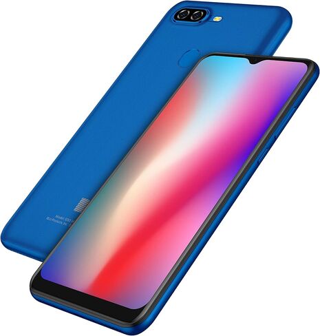 BLU G50 Mega 2022 G0670WW 32GB ثنائي شريحة الاتصال GSM هاتف ذكي يعمل بنظام Android - أزرق in Kuwait