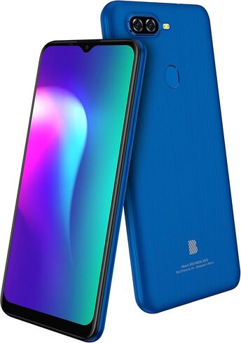 BLU G50 Mega 2022 G0670WW 32GB ثنائي شريحة الاتصال GSM هاتف ذكي يعمل بنظام Android - أزرق in Kuwait