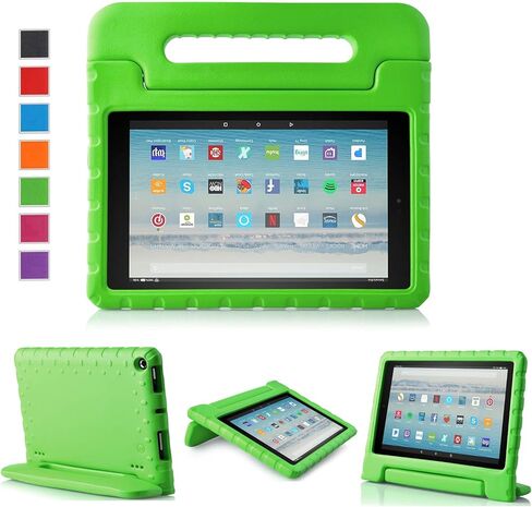 حافظة LTROP Fire HD 10 2019 (الطراز السابق) حافظة كمبيوتر لوحي مقاومة للصدمات Fire HD 10 للأطفال (الجيل السابع والجيل التاسع، 2017 و2019) ليست لإصدار 2021 الجيل الحادي عشر - أحمر in Kuwait