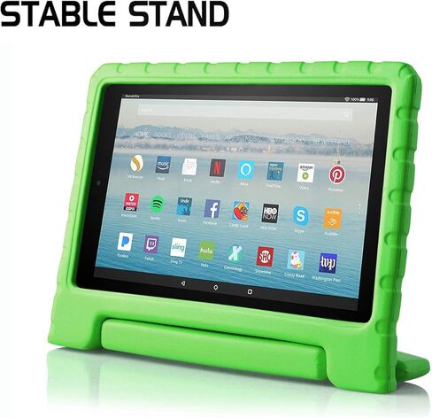 حافظة LTROP Fire HD 10 2019 (الطراز السابق) حافظة كمبيوتر لوحي مقاومة للصدمات Fire HD 10 للأطفال (الجيل السابع والجيل التاسع، 2017 و2019) ليست لإصدار 2021 الجيل الحادي عشر - أحمر in Kuwait