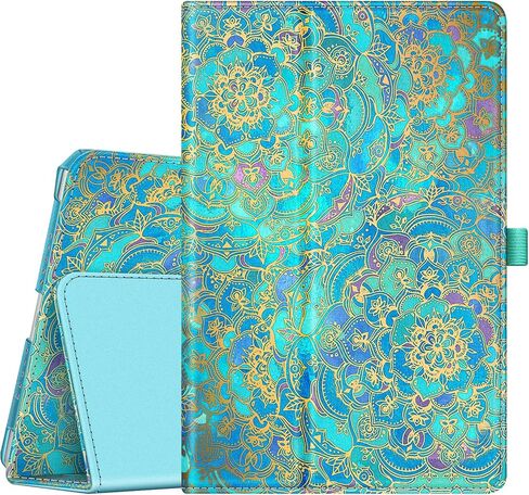 Fintie Folio Case for iPad 6th / 5th Generation (2018 2017 Model, 9.7 Inch), iPad Air 2 (9.7 Inch), iPad Air 1 (9.7 Inch) - [Corner Protection] Premium Vegan Leather Stand Cover, Shades of Blue in Saudi Arabia