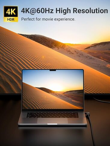 يوجرين محول زاوية 270 درجة HDMI على شكل حرف L و90 درجة HDMI ذكر الى انثى FHD مع وصلات مطلية بالذهب - اسود in Saudi Arabia