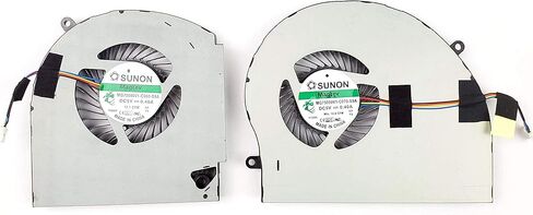 مروحة تبريد وحدة المعالجة المركزية ووحدة معالجة الرسومات الجرافيكية متوافقة مع جهاز كمبيوتر محمول ديل إليانوير 17 R4 17 R5 سلسلة ألعاب 0RVTXY 036CV9 وحدة المعالجة المركزية + مروحة مروحة مروحة GPU in Kuwait