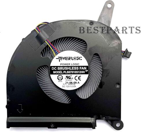 قطعة بديلة لمروحة تبريد وحدة المعالجة المركزية + وحدة معالجة الرسومات الجرافيكية الجديدة من BestParts لجيجابايت AORUS 17G YB XB WB KB SB وYC XC وYD XD KD (إصدار Intel الجيل الحادي عشر والجيل العاشر) (سمك 0.28 بوصة) in Saudi Arabia
