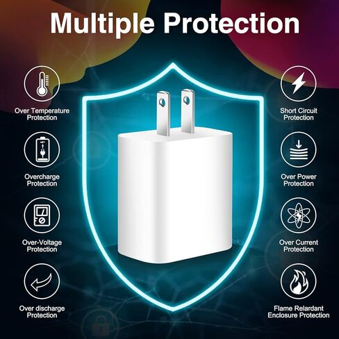 iPhone Fast Charger,Apple Charger Super Quick [Apple MFi Certified] 2Pack 10FT Long Type-C to Lightning Cable Cord USB C Wall Charger Block Adapter for iPhone 14 13 12 11/13Pro Max/12Mini/XS/XR/SE in Saudi Arabia