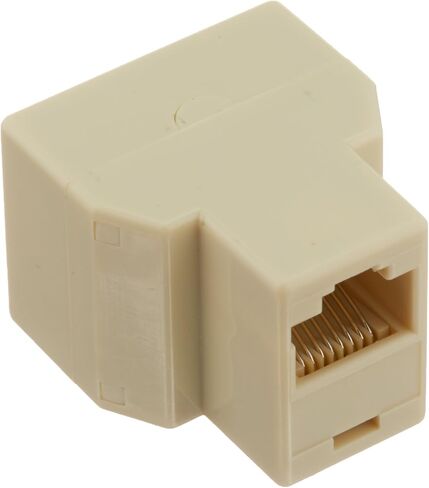 Monoprice T Adapter 8P8C, 1F/2F (107294) (Pack of 2) in Saudi Arabia