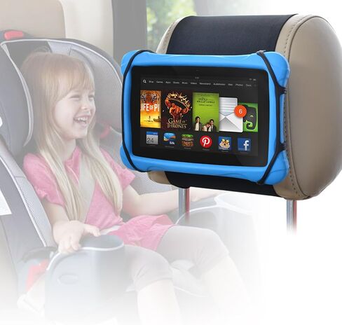WANPOOL Car Headrest Holder Car Headrest Mount Silicon Holder for 7-10 Inch Fire Tablets in Kuwait
