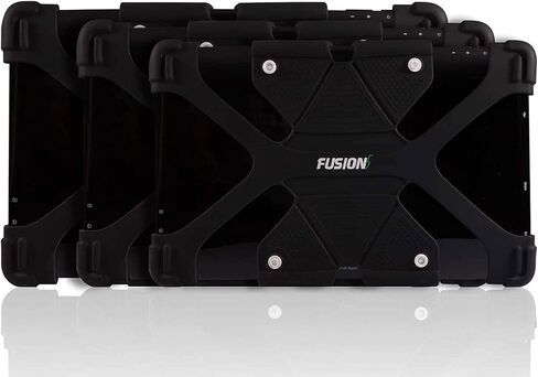 حافظة جل سيليكون للكمبيوتر اللوحي العالمي مقاس 10 بوصة إلى 12.5 بوصة - مناسبة لأجهزة الكمبيوتر اللوحية مقاس 10 بوصة و10.1 بوصة و10.6 بوصة و11.1 بوصة و11.6 بوصة و12 بوصة (أسود) in Kuwait