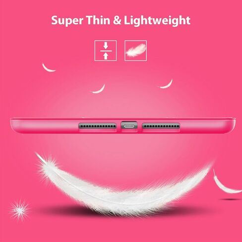 حافظة Gahwa iPad 10.2 بوصة الجيل التاسع 2021/ iPad الجيل الثامن 2020/ iPad الجيل السابع 2019، حافظة ذكية Filio واقية لكامل الجسم مع ميزة الاستيقاظ/النوم (أبيض) in Kuwait