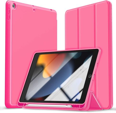 حافظة Gahwa iPad 10.2 بوصة الجيل التاسع 2021/ iPad الجيل الثامن 2020/ iPad الجيل السابع 2019، حافظة ذكية Filio واقية لكامل الجسم مع ميزة الاستيقاظ/النوم (أبيض) in Kuwait