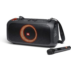 JBL PartyBox On-The-Go Portable Party Speaker with Built-in Lights Black (Renewed) in Kuwait