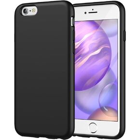 JETech Silicone Case for iPhone 6s/6 4.7 Inch, Silky-Soft Touch Full-Body Protective Case, Shockproof Cover with Microfiber Lining (Blue Cobalt)