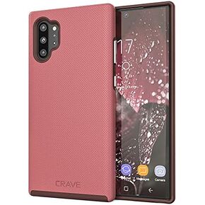 حافظة Crave Note 10+، حافظة حماية مزدوجة لهاتف سامسونج جالاكسي نوت 10 بلس - أخضر غابة