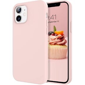 DOMAVER iPhone 12 Case, iPhone 12 Pro Case Liquid Silicone Soft Gel Rubber Microfiber Lining Cushion Protective Cover for iPhone 12/12 Pro 5G -6.1 Inch, Light Blue in Kuwait