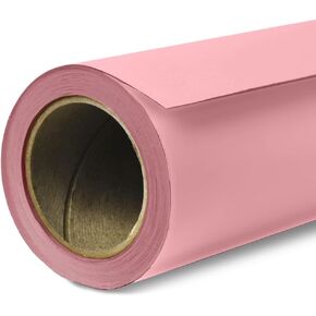 Savage Seamless Paper Photography Backdrop - Color #3 Coral, Size 53 Inches Wide x 36 Feet Long, Backdrop for YouTube Videos, Streaming, Interviews and Portraits - Made in USA