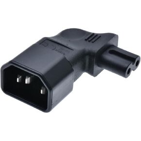 Tekit Standard Molded IEC 320 C14 to C7 Plug AC Power Cable PDU UPS, 6.6ft/2m, 10A/110V-240V in Kuwait