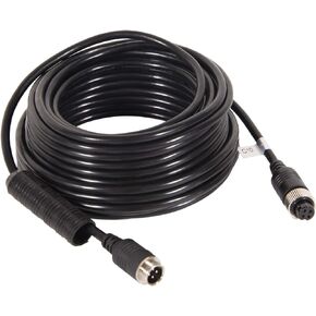 DALLUX Backup Camera Cable 4PIN Video Power Aviation Extension Wire for Vehicle Car Camper Bus Van Truck Motorhome Trailer RV Reverse Rearview Monitor CCTV System Waterproof Shock Proof 20m 65.7ft
