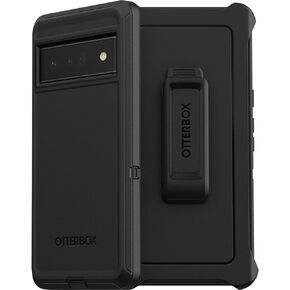 OtterBox Pixel 6 Pro Defender Series Case - FORT BLUE, rugged & durable, with port protection, includes holster clip kickstand