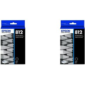 EPSON 812 DURABrite Ultra Ink Standard Capacity Black Cartridge (T812120-S) Works with WorkForce Pro WF-7310 ,7820, 7840, EC-C7000 in Kuwait
