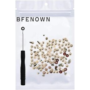 Bfenown 50 قطعة مسامير لوحة المفاتيح + مفك براغي لجهاز MacBook pro Retina A1706 A1707 A1990 A1708 A1989 A2141 A1932 A2179 A2251 A2289 A2337 A2338 A2442 A2485 A2681 A2779 A2780 A2941، سنة 2016-20 23 in Kuwait