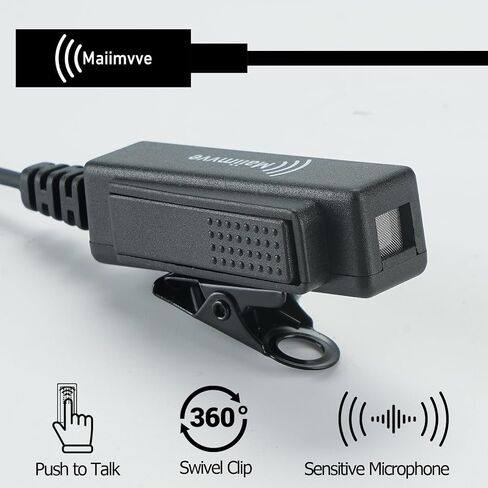 Motorola XPR 3500e/3300e Earpiece with Mic - Radio Earpiece for XPR 3300/3500 Walkie Talkies in Saudi Arabia