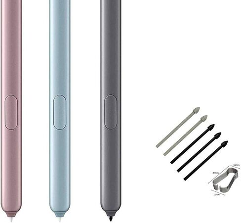 Tab S7 Stylus Pen Replacement Tips/Nibs Parts for Samsung Galaxy Note 10, Note 20,Tab S6,Tab S7 Stylus S Pen Replacement Tips/Nibs + Eject Pin (Black Tips/Nibs) in Kuwait