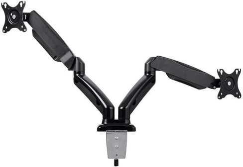 مونو برايس حامل شاشة مزدوج قابل للتعديل مزود بنابض غاز للشاشات الصغيرة حتى 27 بوصة (124588) in Kuwait