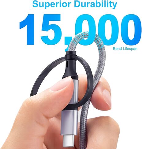 كابل شحن متعدد [10 أقدام 2 حزمة] سلك شحن متعدد كابل شاحن متعدد 3 في 1 محول شحن سريع مع منفذ Lightning/Type C/Micro USB للهواتف المحمولة، iPhone، iPads، Samsung Galaxy، Ps، الأجهزة اللوحية، المزيد in Kuwait