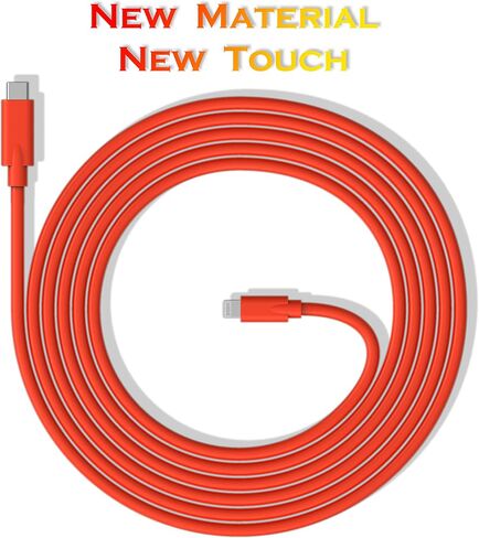 USB Type C to Lightning Cable MFi Certified Charging Cord for iPhone 13 Pro 12 Pro Max 11 X XS XR 8 Plus (Red) in Saudi Arabia