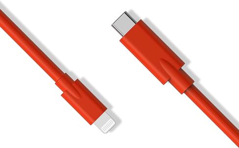 USB Type C to Lightning Cable MFi Certified Charging Cord for iPhone 13 Pro 12 Pro Max 11 X XS XR 8 Plus (Red) in Saudi Arabia