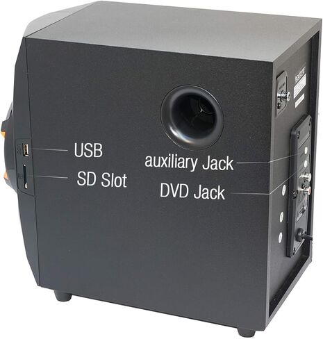 بويتون نظام مكبر صوت بلوتوث 2.1 للوسائط المتعددة BT-424FN، نظام ستيريو سلكي قوي برف قوي، فتحة اف ام، منفذ SD، منفذ USB، تنسيق MP3، 40 واط، ضوء LED تفاعلي، جهاز تحكم عن بعد، للهواتف الذكية والتابلت in Kuwait