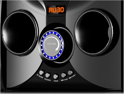 بويتون نظام مكبر صوت بلوتوث 2.1 للوسائط المتعددة BT-424FN، نظام ستيريو سلكي قوي برف قوي، فتحة اف ام، منفذ SD، منفذ USB، تنسيق MP3، 40 واط، ضوء LED تفاعلي، جهاز تحكم عن بعد، للهواتف الذكية والتابلت in Kuwait