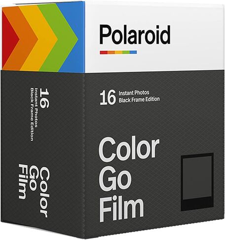 Polaroid GO Color Film - Double Pack X2 - Black Frame (32 Exposures) + Photo Album (Holds 64 Photos) in Saudi Arabia