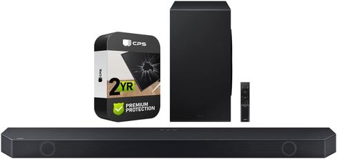 سامسونج HW-Q900C/ZA Q-Series 7.1.2 قناة. مكبرات صوت Dolby Atmos اللاسلكية مع حزمة Q-Symphony 2023 (المتجددة) مع حزمة حماية محسنة CPS لمدة عامين in Kuwait