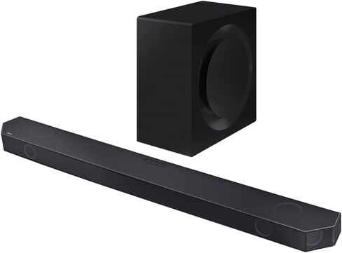 سامسونج HW-Q900C/ZA Q-Series 7.1.2 قناة. مكبرات صوت Dolby Atmos اللاسلكية مع حزمة Q-Symphony 2023 (المتجددة) مع حزمة حماية محسنة CPS لمدة عامين in Kuwait
