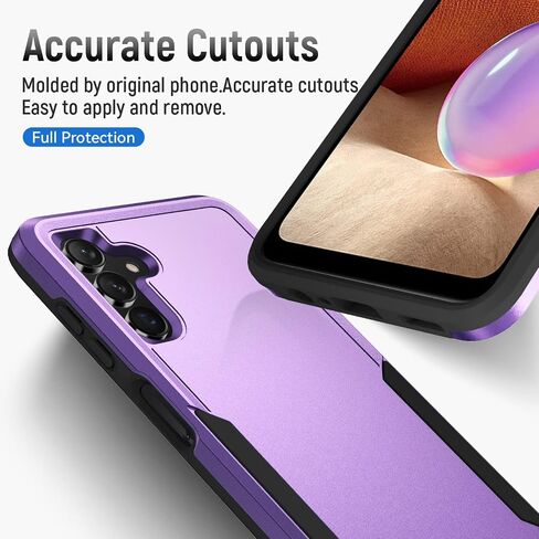 for Galaxy A13 5G Case, Samsung Case with Screen Protector,Heavy-Duty Tough Rugged Shockproof Protective Phone, Black in Saudi Arabia