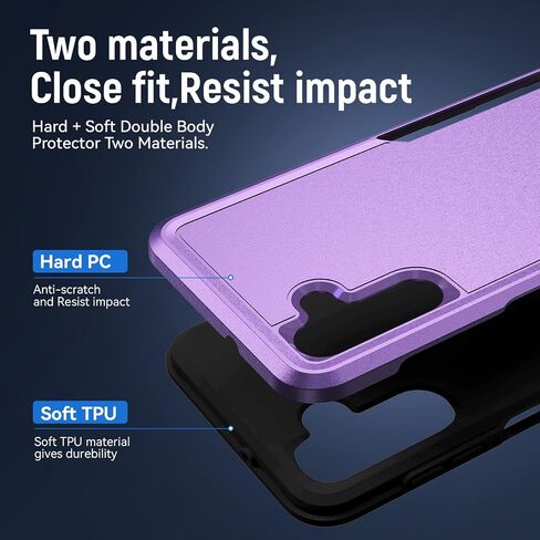 for Galaxy A13 5G Case, Samsung Case with Screen Protector,Heavy-Duty Tough Rugged Shockproof Protective Phone, Black in Saudi Arabia