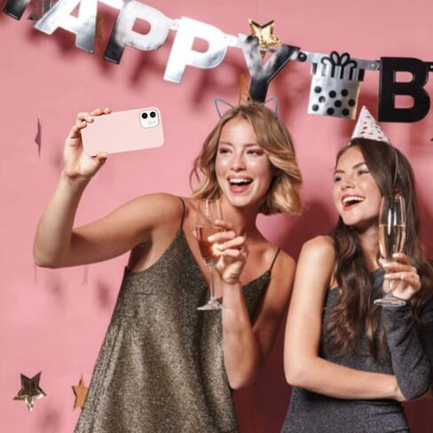 DOMAVER iPhone 12 Case, iPhone 12 Pro Case Liquid Silicone Soft Gel Rubber Microfiber Lining Cushion Protective Cover for iPhone 12/12 Pro 5G -6.1 Inch, Light Blue in Kuwait