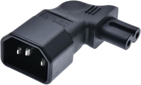 Tekit Standard Molded IEC 320 C14 to C7 Plug AC Power Cable PDU UPS, 6.6ft/2m, 10A/110V-240V in Kuwait