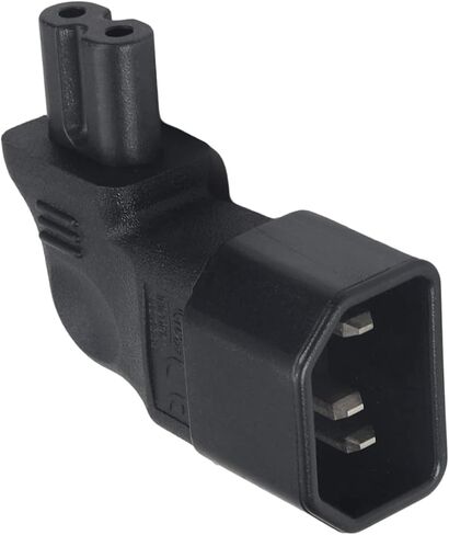 Tekit Standard Molded IEC 320 C14 to C7 Plug AC Power Cable PDU UPS, 6.6ft/2m, 10A/110V-240V in Kuwait