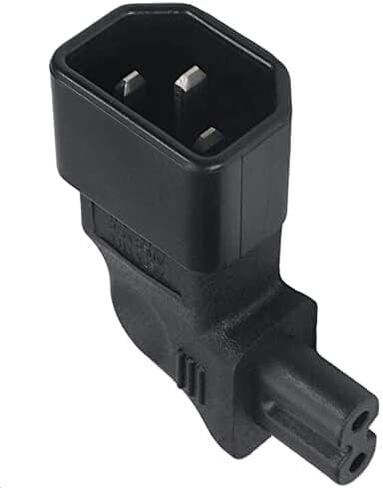 Tekit Standard Molded IEC 320 C14 to C7 Plug AC Power Cable PDU UPS, 6.6ft/2m, 10A/110V-240V in Kuwait