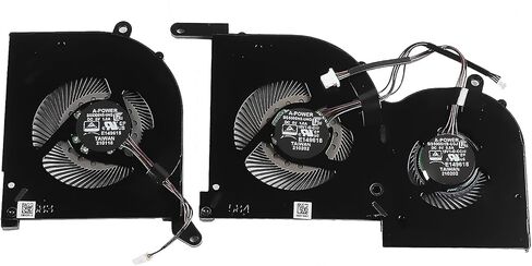 CPU+GPU Cooling Fan for MSI GS66 WS66 Stealth 10SD 10SE 10SF 10SFS 10SGS,10UG 10UH 10UE MS-16V1 MS-16V2 MS-16V3 P/N: BS5005HS-U4Q BS5005HS-U4J DC5V 1.0A Fan in Saudi Arabia