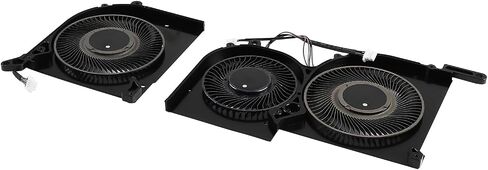CPU+GPU Cooling Fan for MSI GS66 WS66 Stealth 10SD 10SE 10SF 10SFS 10SGS,10UG 10UH 10UE MS-16V1 MS-16V2 MS-16V3 P/N: BS5005HS-U4Q BS5005HS-U4J DC5V 1.0A Fan in Saudi Arabia
