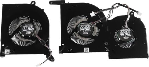 CPU+GPU Cooling Fan for MSI GS66 WS66 Stealth 10SD 10SE 10SF 10SFS 10SGS,10UG 10UH 10UE MS-16V1 MS-16V2 MS-16V3 P/N: BS5005HS-U4Q BS5005HS-U4J DC5V 1.0A Fan in Saudi Arabia